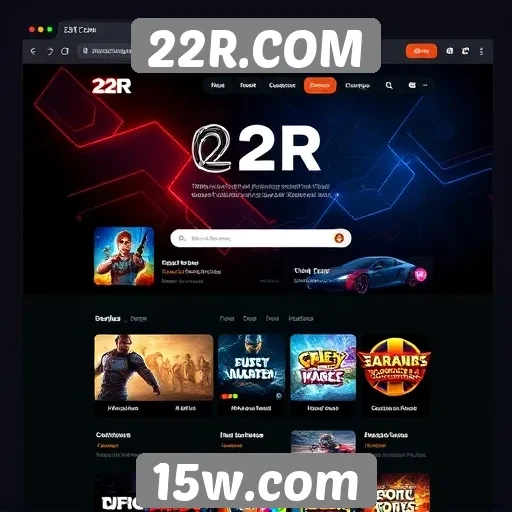 Navegação facilitada em 22R.COM aumenta a experiência do jogador